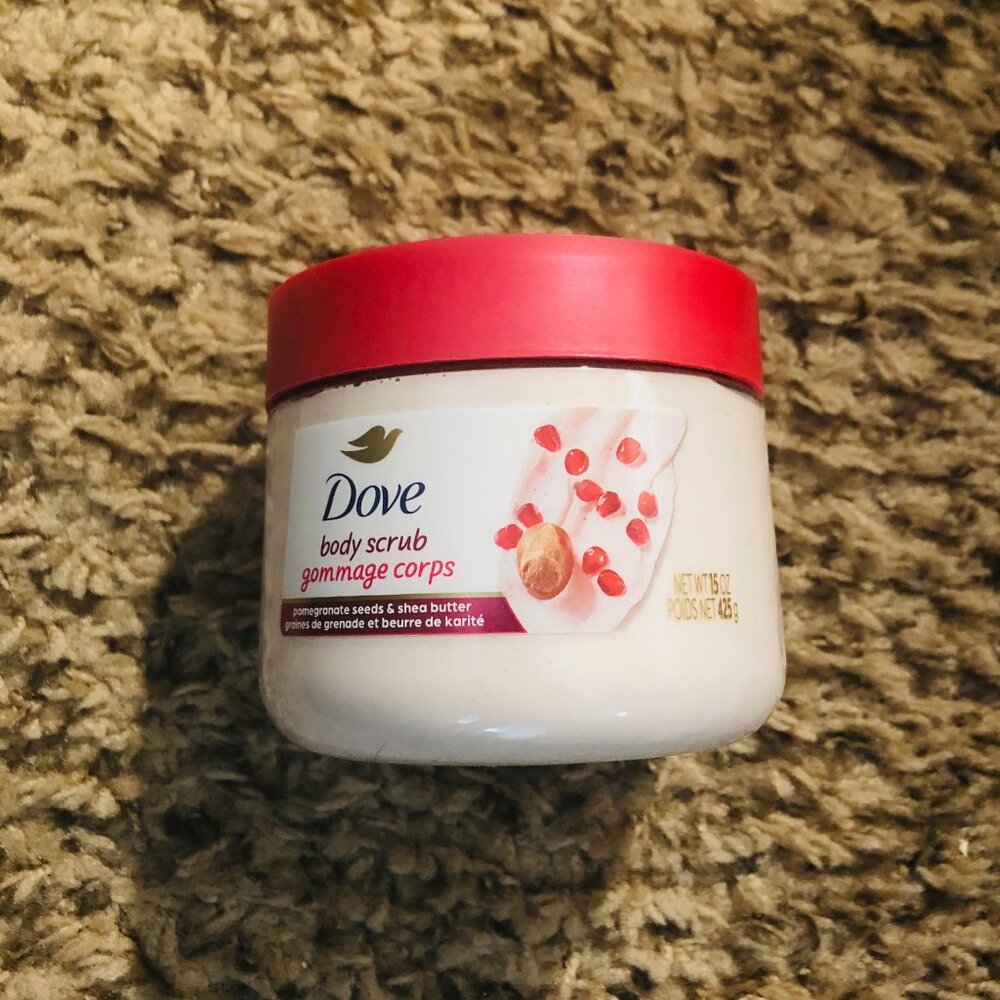 Dove Body Scrub - Pomegranate& Shea Butter - 15 oz